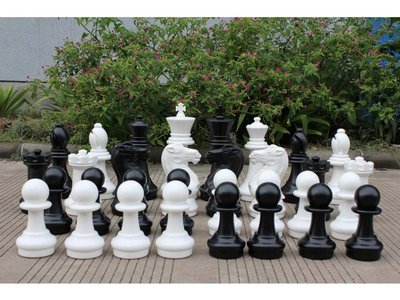 Комплект шахматных фигур до 41 см без поля
